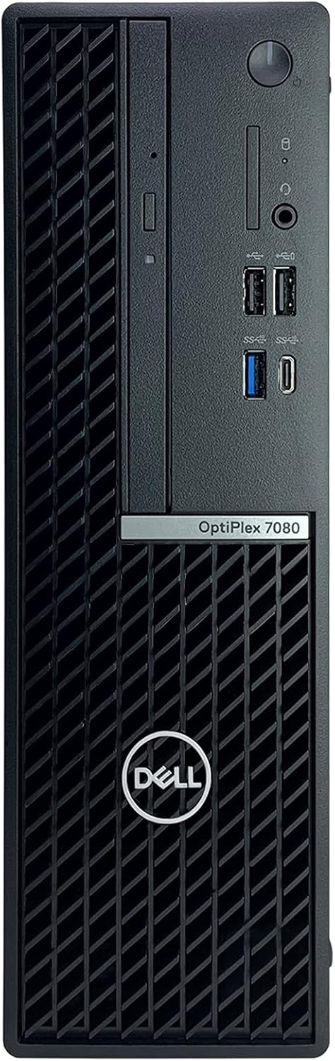 Dell OptiPlex 7080 SFF Small Form Factor Desktop Computer - 10th Gen Intel Core i7-10800 8-Core up to 4.80 GHz CPU, 32GB RAM, 1TB Solid State Drive, Windows 10 Pro & 11 Ready - Refurbished