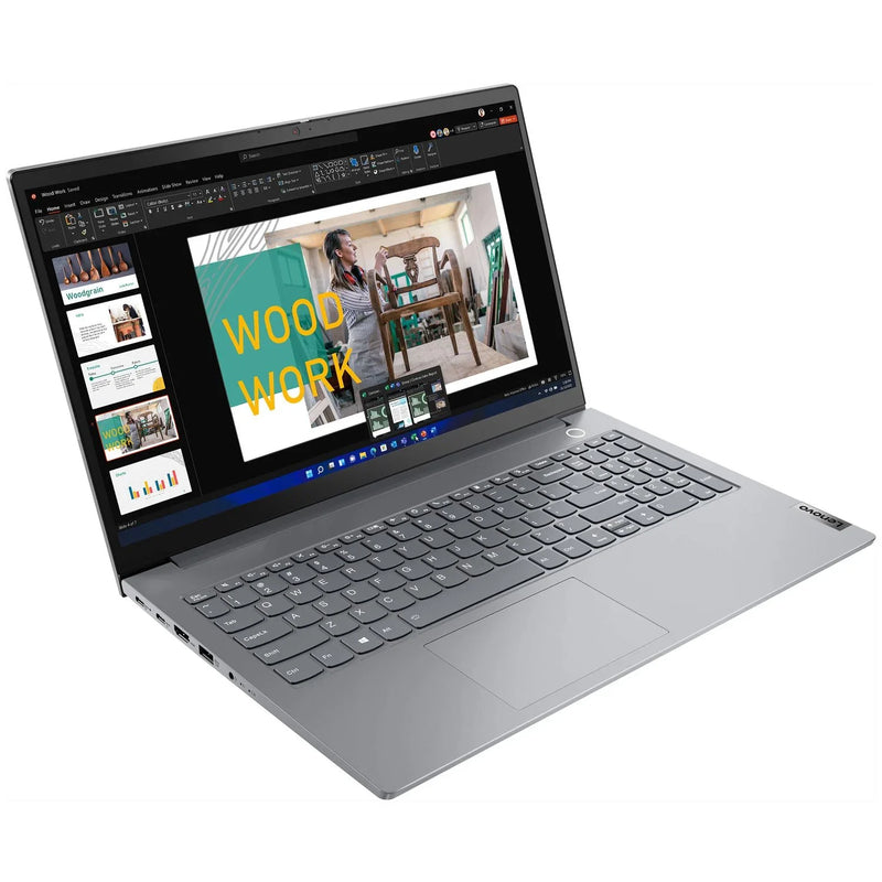 Lenovo Think Book 15 G4 IAP 21DJ000QCA 15.6" Notebook - Full HD - 1920 x 1080 - Intel Core i5 12th Gen i5-1235U Deca-core (10 Core) 1.30 GHz - 8 GB Total RAM - 8 GB On-board Memory - 256 GB SSD - Mineral Gray, 21DJ000QCA