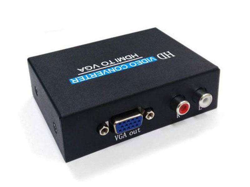 VGA to HDMI Converter with Audio, VGA R/L input to one HDMI Converter - DirectEASYBUY