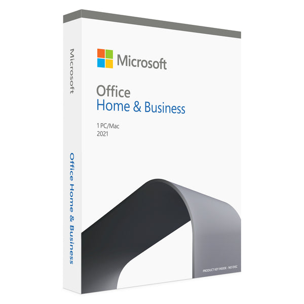 Microsoft Office Home & Business 2021 - One-Time Purchase, no subscription required - 1 User - English - no Disc - Box Pack