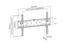 Speedex LP42-46DT Economy Heavy-duty Tilt TV Wall Mounts For most 37-70 inch LED TV (Replace MT117M)