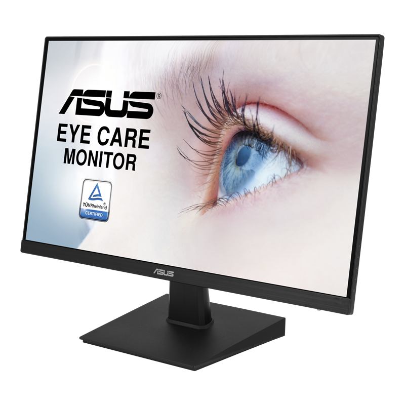 ASUS VA24EHE Eye Care Monitor – 23.8 inch, Full HD, IPS, Frameless, 75Hz, Adaptive-Sync, Low Blue Light, Flicker Free, Wall Mountable